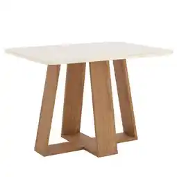 Benoit Mesa de Jantar Henn SC89-127 Lins 4 Lugares Tampo MDF Com Vidro oferta