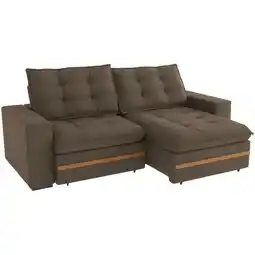 Benoit Sofá Estofado Kappesberg Vitto Retrátil 2 Lugares 260cm oferta