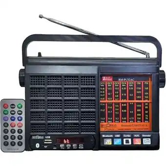 Benoit Rádio Motobrás RM-PU32AC 7 Faixas Bluetooth USB AUX Controle Remoto oferta