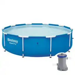 Benoit Piscina Estruturada Bestway 56677 Steel Pro 4678L Com Filtro Bestway 58383 2006L/H 220V oferta