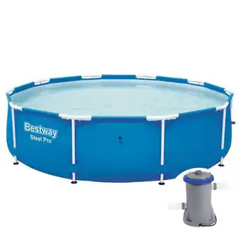 Benoit Piscina Estruturada Bestway 56677 Steel Pro 4678L Com Filtro Bestway 58383 2006L/H 220V oferta