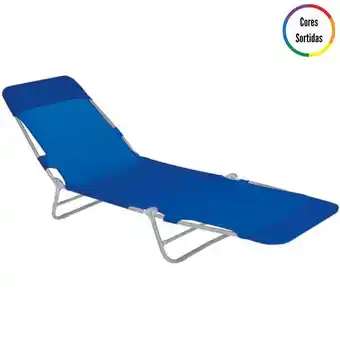 Benoit Cadeira Espreguiçadeira Mor 2413 Textilene Cores Sortidas oferta