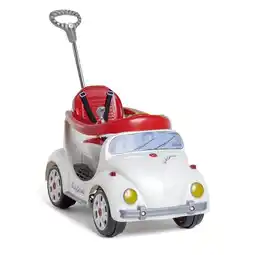 Benoit Carrinho Infantil Calesita Fouks Fusca 1055 Haste e Pedal Com Som oferta