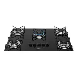 Benoit Fogão Cooktop a Gás Fischer 36360-102676 5 Bocas Mesa Vidro Acendimento Superautomático Bivolt oferta