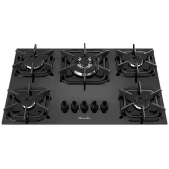 Benoit Fogão Cooktop Mueller 5 Bocas Tripla Chama Mesa Vidro Temperado oferta