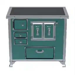 Benoit Fogão a Lenha Venax 32513 N2 Saída Direita Chapa Vitrocerâmica Com Moldura Inox oferta