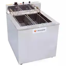 Benoit Fritador Elétrico Venâncio 23L SFAO4 Mesa Água e Óleo Inox oferta