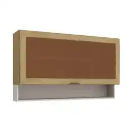 Benoit Aéreo Casamia 4319 Ibiza 1 Porta Basculante Com Vidro e Nicho 71x120x25,5cm oferta