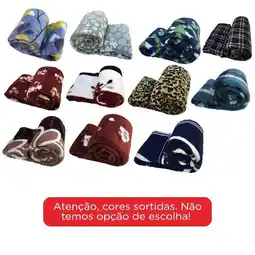 Benoit Manta Casal Jolitex Estampada Dyuri 180x200cm - Cores Sortidas oferta