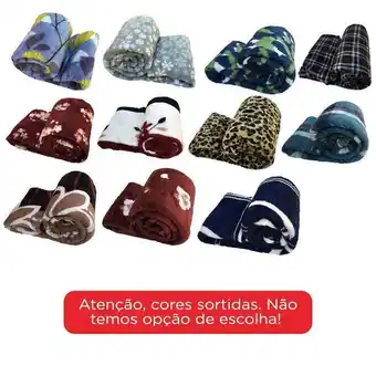 Benoit Manta Casal Jolitex Estampada Dyuri 180x200cm - Cores Sortidas oferta