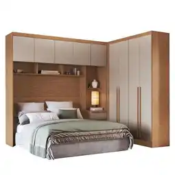 Benoit Guarda Roupa / Roupeiro Conjunto Modulado Castro Bless 2 Peças 217x391x46cm oferta