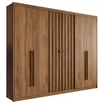 Benoit Guarda-Roupa / Roupeiro Carraro Vancouver 1171 6 Portas 3 Gavetas 231x260x55cm oferta