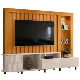 Benoit Estante Home Madetec Le Mans 652139 Para TV Até 70 186x242x46cm oferta