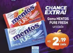 Supermercados Jau Serve Goma MENTOS PURE FRESH unidade oferta