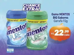 Supermercados Jau Serve Goma MENTOS BIG Sabores Garrafa oferta