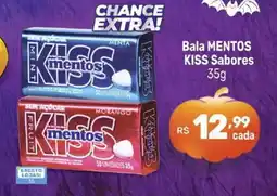 Supermercados Jau Serve Bala MENTOS KISS Sabores oferta