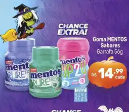 Supermercados Jau Serve Goma MENTOS Sabores Garrafa oferta