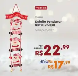 Casa Freitas Enfeite Pendurar Natal D'Casa oferta