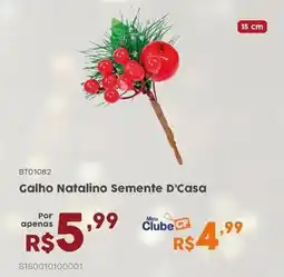 Casa Freitas Galho Natalino Semente D'Casa oferta
