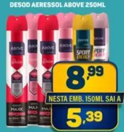 Dom Atacadista Desod aeressol above oferta