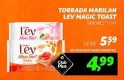Spasso Sabores Torrada marilan lev magic toast oferta