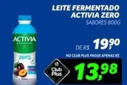 Spasso Sabores Leite fermentado activia zero sabores oferta
