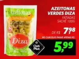 Spasso Sabores Azeitonas verdes diza fatiadas sache oferta