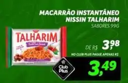 Spasso Sabores Macarrão instantâneo nissin talharim oferta
