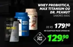 Spasso Sabores Whey probiotica, max titanium ou dr. peanut sabores oferta