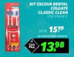 Spasso Sabores Kit escova dental colgate classic clean oferta