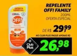 Spasso Sabores Repelente off! family oferta