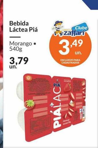 Zaffari Bebida Láctea Piá oferta