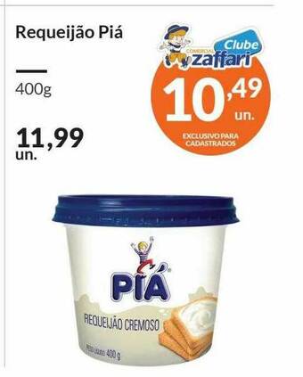 Zaffari Requeijão Piá oferta