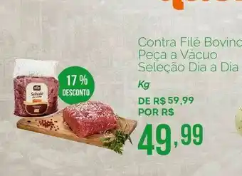 Oba Hortifruti Contra Filé Bovino Peça A Vácuo Seleção Dia A Dia 17% Desconto oferta
