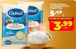 Nidobox Arroz Branco ou Parboilizado Camil oferta