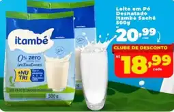 Nidobox Leite em Pó Desnatado Itambé Sachê oferta