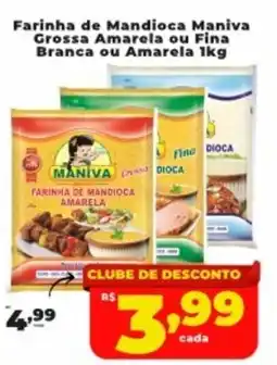 Nidobox Farinha de Mandioca Maniva Grossa Amarela ou Fina Branca ou Amarela oferta