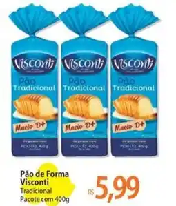Atacadão Pão de Forma Visconti oferta