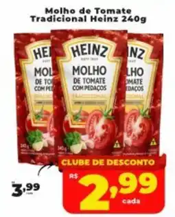 Nidobox Molho de Tomate Tradicional Heinz oferta