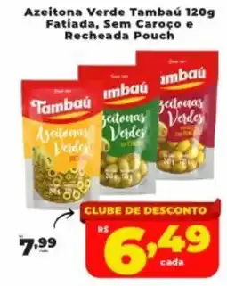 Nidobox Azeitona Verde Tambaú Fatiada, Sem Caroço e Recheada Pouch oferta