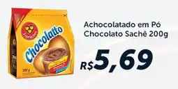 Rebouças Supermercados Achocolatado em Pó Chocolato Sachê oferta