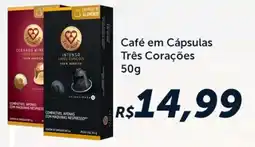 Rebouças Supermercados Café em Cápsulas Três Corações oferta