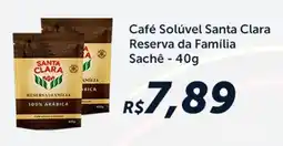 Rebouças Supermercados Café Solúvel Santa Clara Reserva da Família Sachê oferta