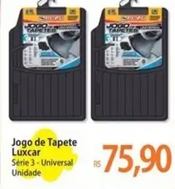 Atacadão Jogo de Tapete Luxcar oferta