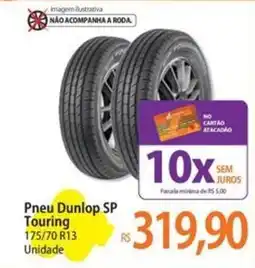 Atacadão Pneu Dunlop SP Touring 175/70 R13 Unidade oferta