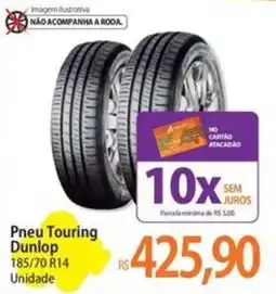 Atacadão Pneu Touring Dunlop 185/70 R14 Unidade oferta