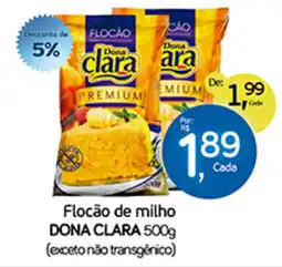 Cometa Supermercados Flocão de milho DONA CLARA oferta