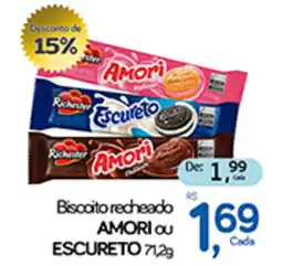 Cometa Supermercados Biscoito recheado AMORI ou ESCURETO oferta