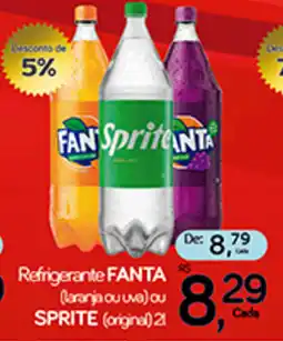 Cometa Supermercados Refrigerante FANTA (Laranja u uva) ou SPRITE (original) oferta