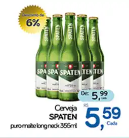 Cometa Supermercados Cerveja SPATEN puro malte long neck oferta